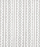 Quadrille Alan Campbell Ric Rac Pale Gray On Tinted Linen Cotton AC935-03