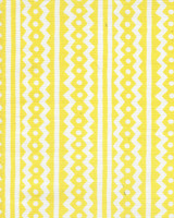 Quadrille Alan Campbell Ric Rac Taxicab On White Linen Cotton AC935WH-04