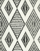 Quadrille Allen Campbell Safari Embroidery Black on Tint AC850-11