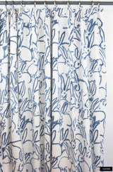 Custom Drapes in Hunt Slonem for Kravet Hutch in Navy GWF-3523 50