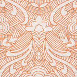 Schumacher Hendrix Embroidery in Orange 76161
