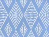 Quadrille Safari Wallpaper French Blue on Almost White Paper AP855-05