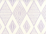 Quadrille Wallpaper Safari Embroidery Soft Lavender on Almost White AP850-04