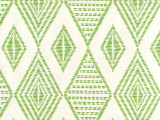 Quadrille Wallpaper Safari Embroidery Lime on Almost White AP850-15