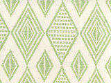 Quadrille Wallpaper Safari Embroidery Jungle Green on Almost White AP850-06