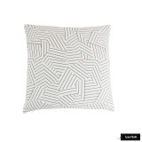 Custom Pillow in Deconstructed Stripe in Black (20 X 20)