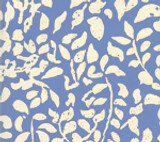 Quadrille Arbre de Matisse Reverse Wallpaper French Blue on Off White 2035-04WP