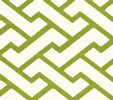Quadrille Aga Wallpaper Pistachio Green on Tint 6340-14WP