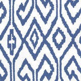 Quadrille Aqua IV Wallpaper Navy on White Vinyl 7240-13WPV