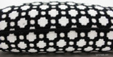 ON SALE 50% Off- Schumacher Betwixt Black and White Pillow with Black Welting (Both Sides-20 X 20) Made To Order