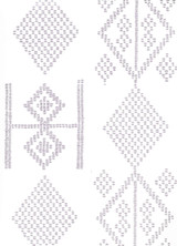 Quadrille Vacances Wallpaper Lilac On Almost White AP890-04AWP