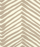 Quadrille Zig Zag Wallpaper Taupe on Off White AP302-11