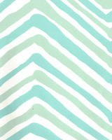 Quadrille Zig Zag Multicolor Wallpaper Aqua Light Turquoise on Almost White AP950-07