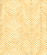 Quadrille Petite Zig Zag Wallpaper Inca Gold on Off White AP303-05