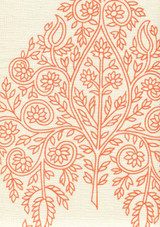 Quadrille Taj Wallpaper Melon on Off White HC1480P-06WP