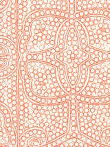 Quadrille Persia Wallpaper Orange on Almost White CP1000W-06