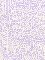 Quadrille Persia Wallpaper Lilac on Almost White CP1000W-05