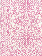 Quadrille Persia Wallpaper Flamingo on Almost White CP1000W-07