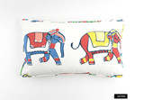 Pillow in Parade in Multi with self welting (12 X 24) 
