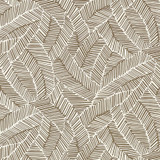 Schumacher Abstract Leaf Wallpaper Mocha 5007532