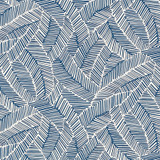 Schumacher Abstract Leaf Wallpaper Navy 5007533