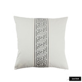 Schumacher Mary McDonald Labyrinth Tape Custom Pillow (shown in Blue -comes in several colors) 2 Pillow Minimum Order