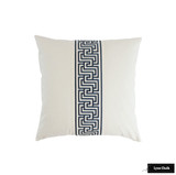 Schumacher Mary McDonald Labyrinth Tape Custom Pillow (shown in Blue -comes in several colors) 2 Pillow Minimum Order