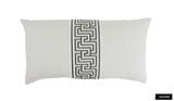 Pillow 14 X 26 with Labyrinth Tape Platinum 66145