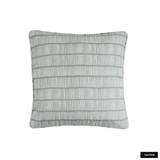 Christopher Farr Crochet Pillow with welting (shown in Celeste-comes in many colors in linen and 4 colors in Outdoor Polyester) 2 Pillow Minimum Order