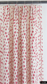 Brunschwig & Fils/Lee Jofa Les Touches Drapes in Petal Soft Pink (comes in many colors) 