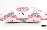 Pillow in Katie Ridder Peony in Raspberry (20 X 20)