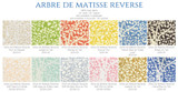 Quadrille Arbre De Matisse Reverse Roman Shade (shown in Reverse China Blue on Tint -comes in many colors)