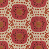 Samarkand Cotton and Linen Print Dusty Rose Rust BR-71110 119