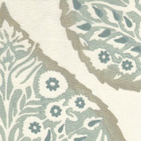 Lotus in Mineral on Cream Linen