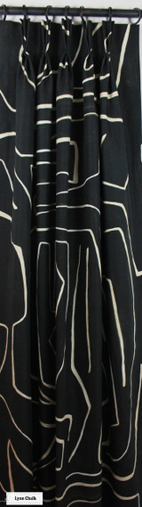 Kelly Wearstler for Lee Jofa Graffito Fabric  Linen/Onyx GWF-3530_18 