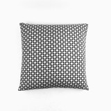 ON SALE - Schumacher Betwixt Knife Edge 18 X 18 Pillow Cover in Charcoal (Both Sides-Made To Order)