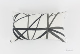 ON SALE 50% OFF Kelly Wearstler for Lee Jofa Channels Ebony/Ivory Pillow (Both Sides - 12 X 24) Made To Order