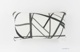 ON SALE 50% OFF Kelly Wearstler for Lee Jofa Channels Ebony/Ivory Pillow (Both Sides - 12 X 24) Made To Order