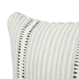 Schumacher Moncorvo Custom Pillows with Self Welting (shown in Mirage 176272 - comes in several colors) 2 Pillow Minimum Order