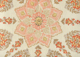 Persepolis Melon Carmel on Cream Linen HC1490C-03