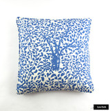 ON SALE -Quadrille China Seas Arbre De Matisse Pillow China Blue on Tint 2030-40 w/self welting (Front Only - 16 X 16) Made To Order