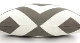 Schumacher Antibes Chevron Custom Indoor/Outdoor Pillows (shown in Driftwood-comes in 4 colors) 2 Pillow Minimum Order