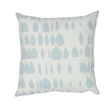 ON SALE -Schumacher Queen of Spain 20 X 20 Pillow in Sky Blue with Self Welting (Both Sides - Made To Order)