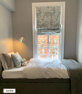  Clarence House Tibet in Boys Room Custom Roman Shades (shown in Pale Blue-comes in several colors)