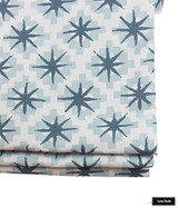 On Sale - Peter Dunham Starburst 12 X 22 Pillow with self welting in North Blue Blue 111STB01 (Both Sides-Made To Order)