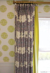 Custom Drapes in Duralee/Robert Allen Maris (Currant ) 21076-338