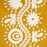 Schumacher Theodora Embroidery Saffron 80740