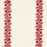 Schumacher Theodora Embroidery Red 80742