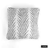 Pillow with Self Welt  Schumacher Creeping Fern Basalt 75451