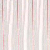 Schumacher Audrey Stripe Grey & Red 71373